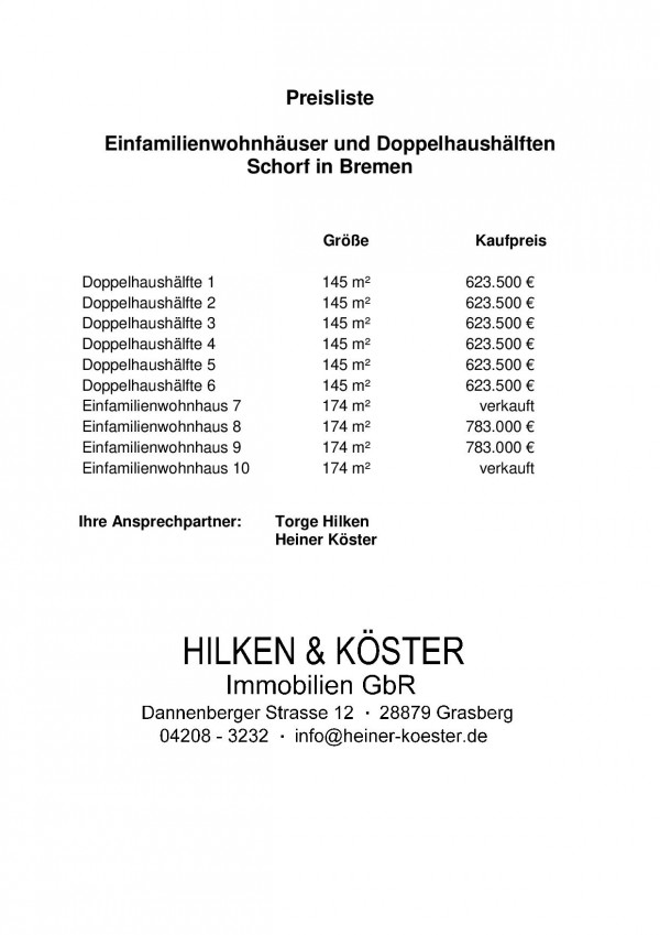 Preisliste 2024-12-11